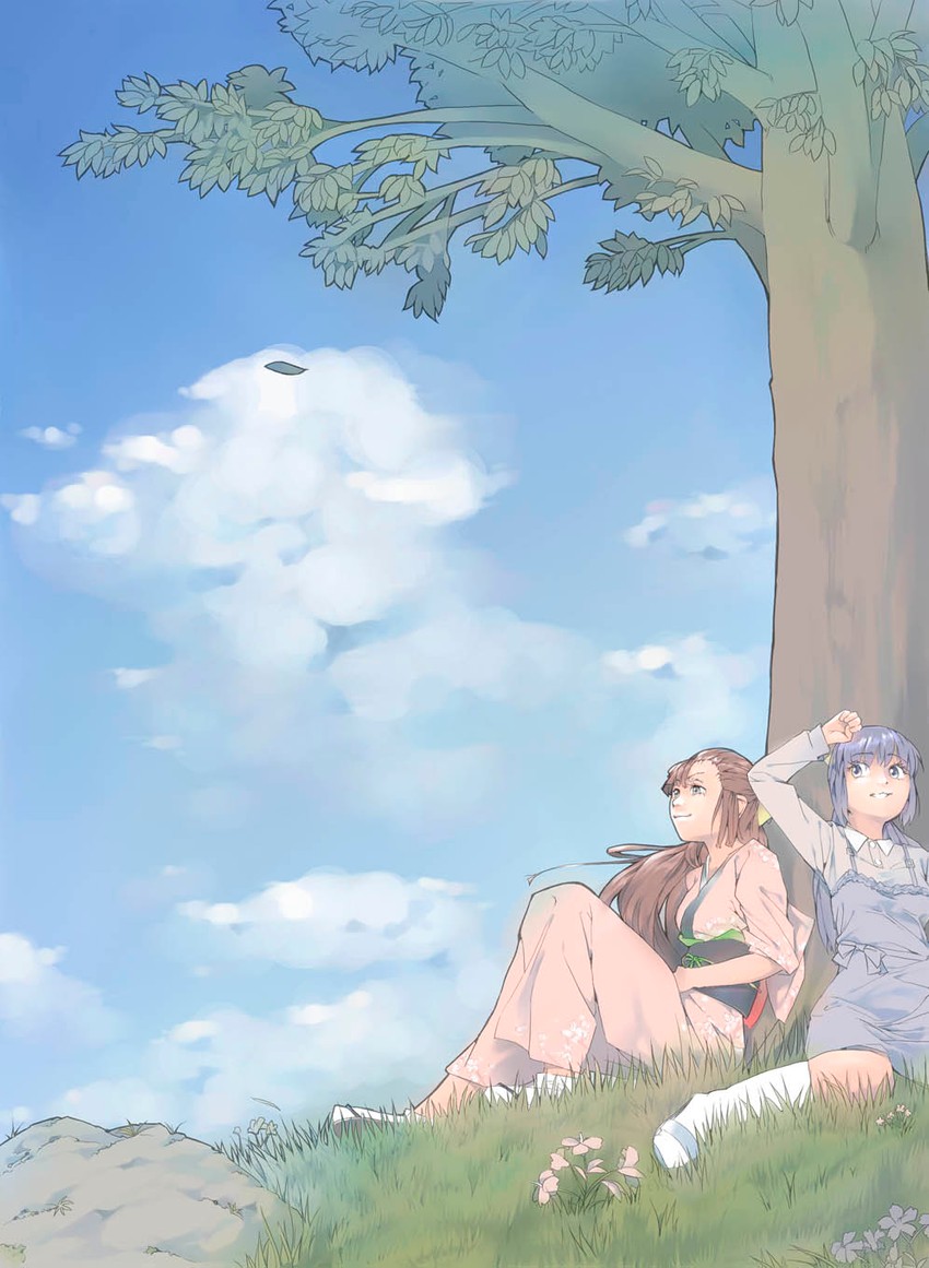 95-tan and nt-tan (os-tan) drawn by akinbo_(hyouka_fuyou)