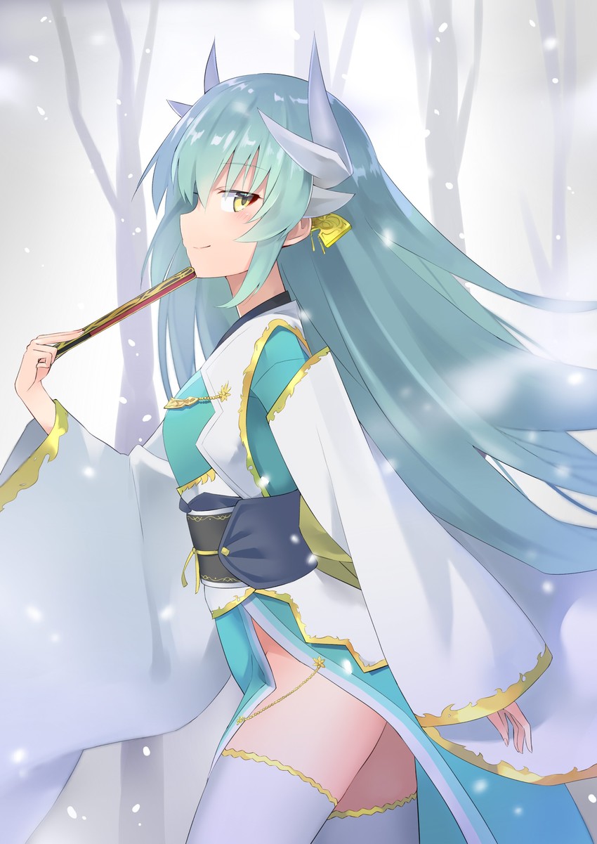 kiyohime (fate and 1 more) drawn by 100percent_park