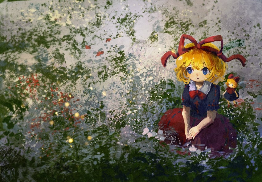 medicine melancholy and su-san (touhou) drawn by ge_dazuo