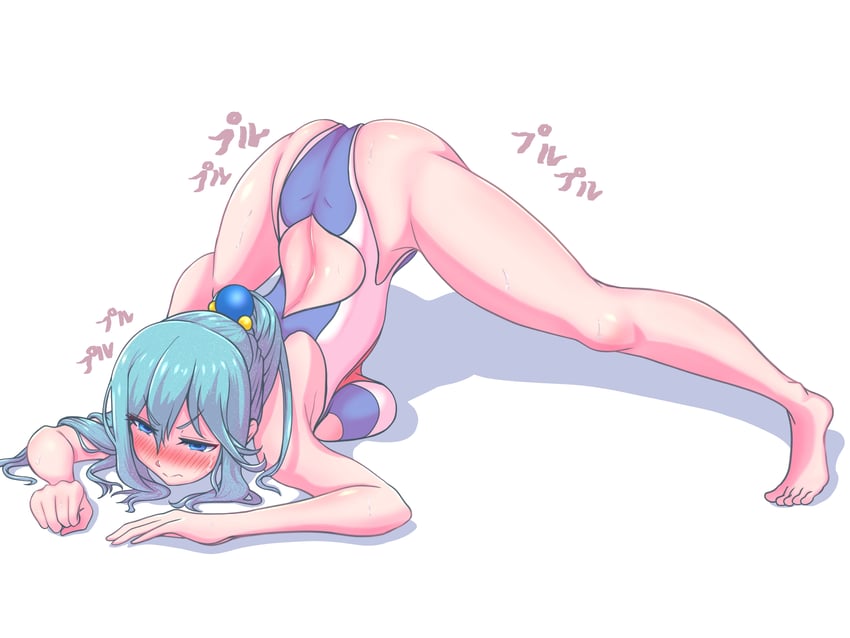 aqua (kono subarashii sekai ni shukufuku wo!) drawn by newtype_rabbit