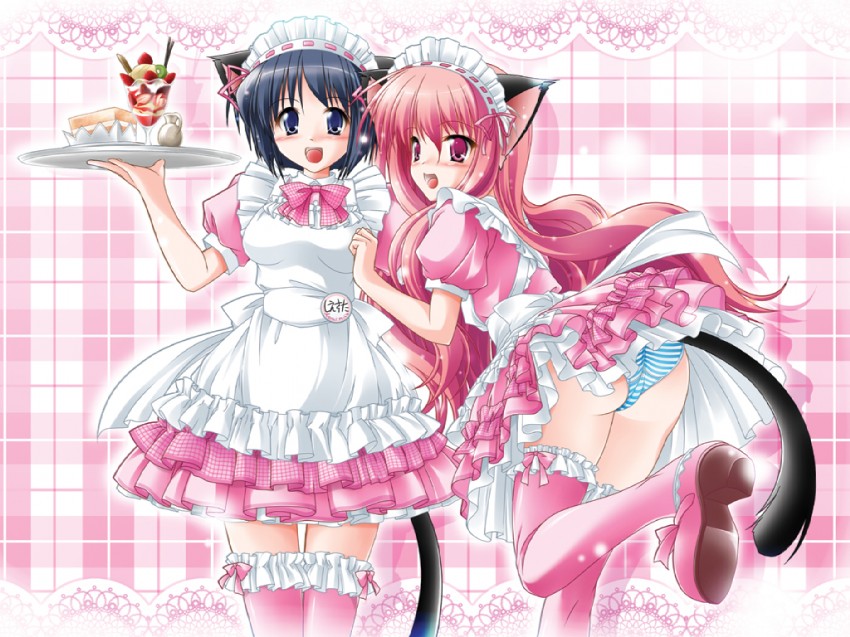 louise francoise le blanc de la valliere and siesta (zero no tsukaima) drawn by kamiya_tomoe