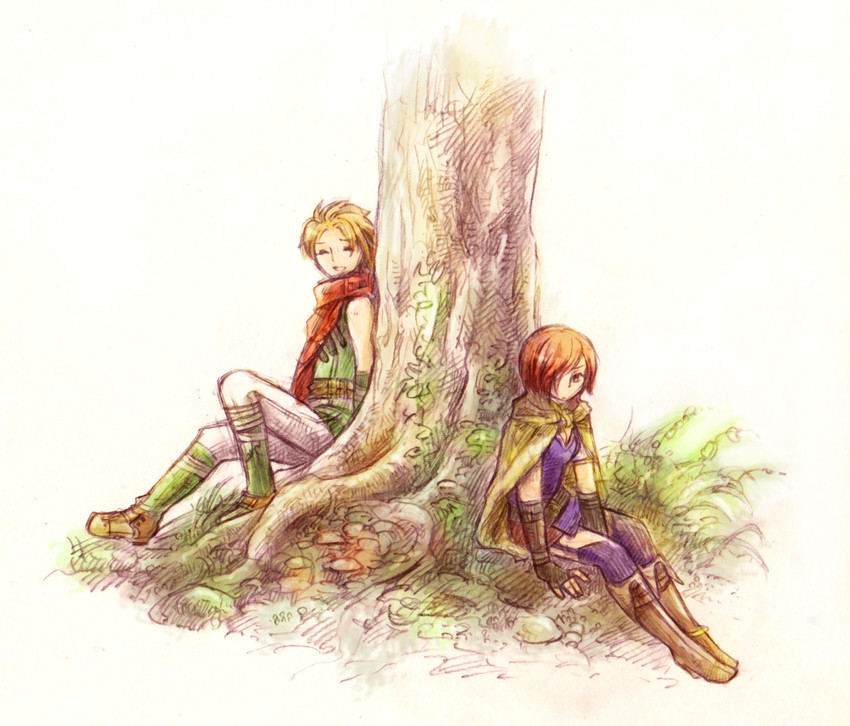 matthew and leila (fire emblem and 1 more) drawn by rio-sout