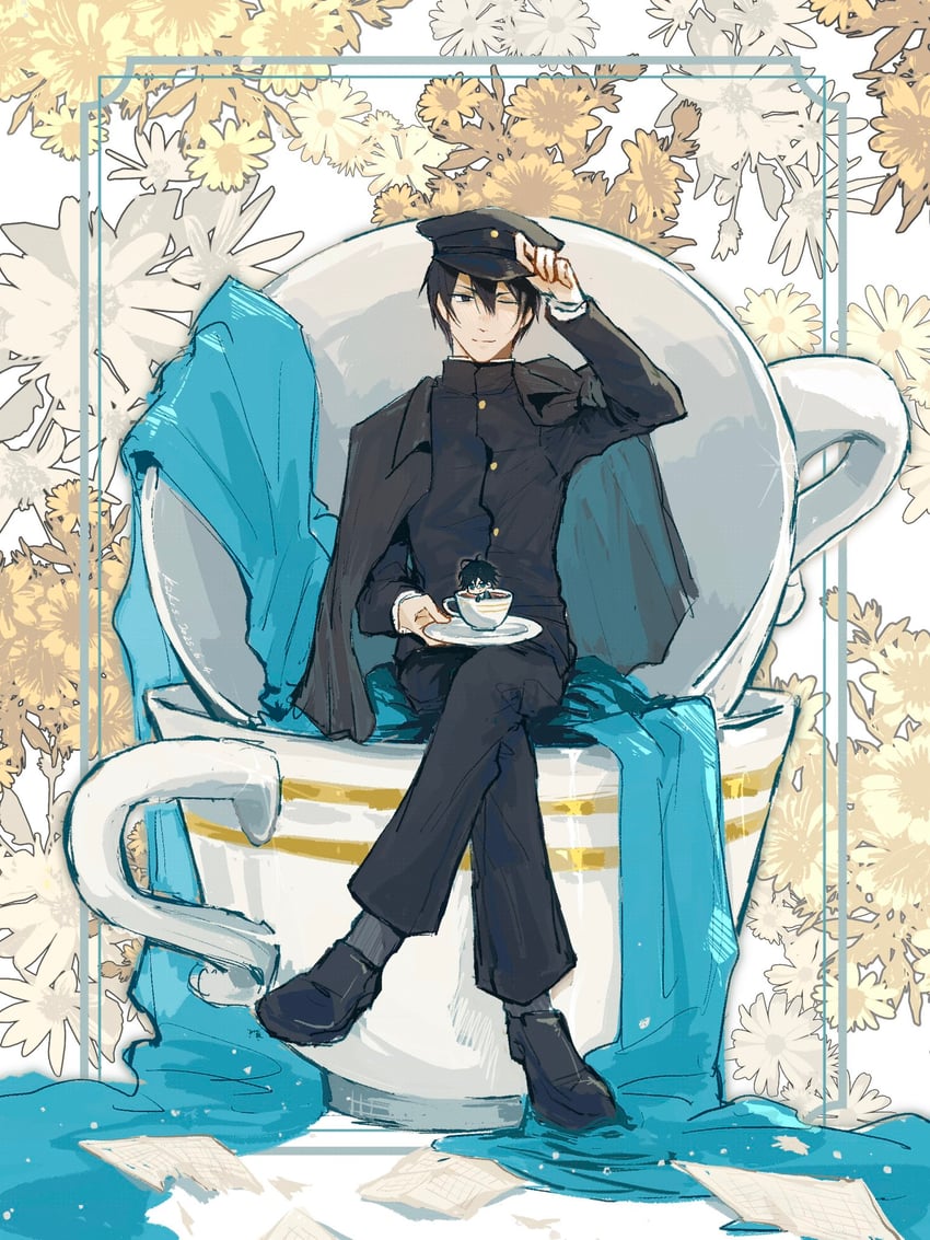 tamamori and kawase (koshotengai no hashihime) drawn by j74403145