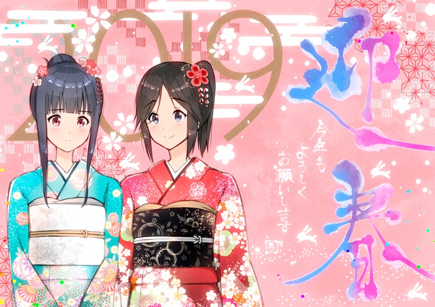 yoroizuka mizore and kasaki nozomi (hibike! euphonium and 1 more) drawn by rorigahaku