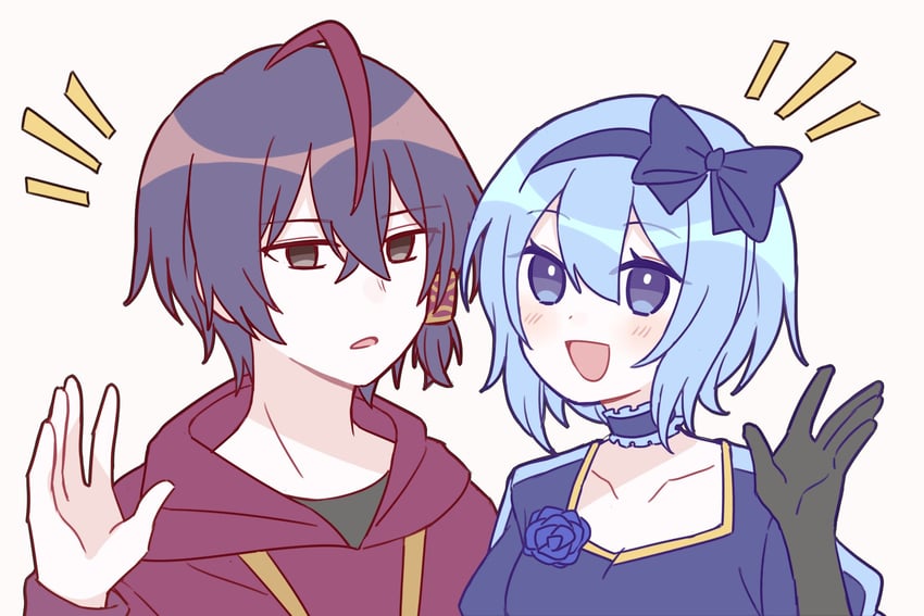 claire elford and wilardo adler (witch's heart) drawn by biyo