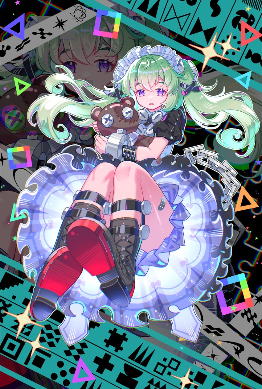 corin wickes (zenless zone zero) drawn by viclim-monou