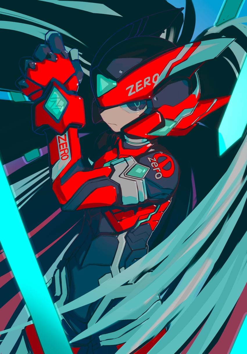 zero and zero(z) (mega man and 1 more) drawn by sham02rockman