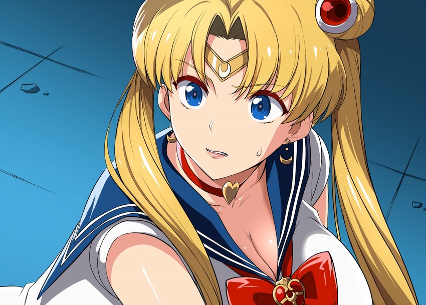 tsukino usagi and sailor moon (bishoujo senshi sailor moon and 1 more) drawn by kloah
