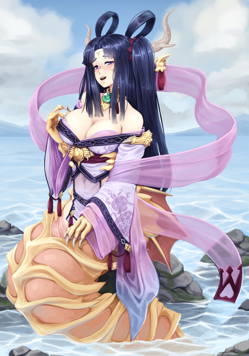 Otohime Monster Girl Encyclopedia Drawn By Barbariank