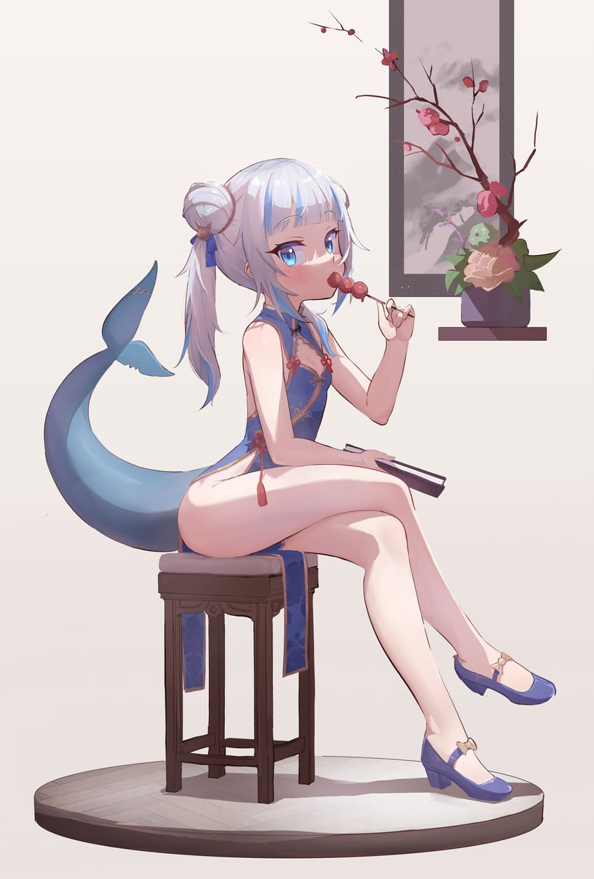 gawr gura (hololive and 1 more) drawn by hirotaka0125