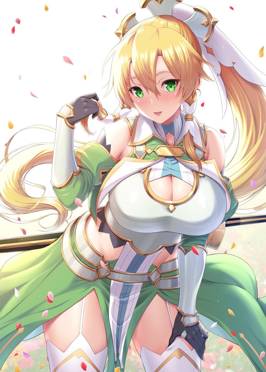 leafa (sword art online and 2 more) drawn by kawase_seiki