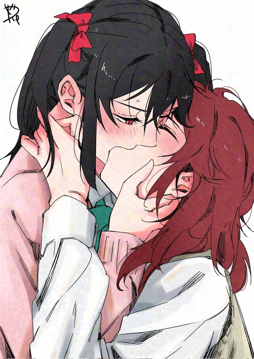 nishikino maki and yazawa nico (love live! and 1 more) drawn by surfacedxxc
