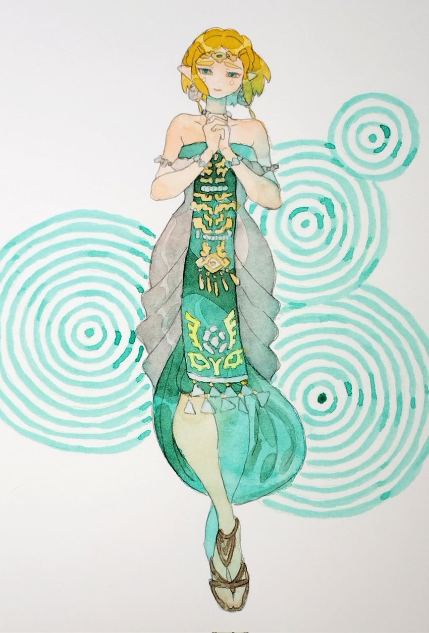 princess zelda (the legend of zelda and 1 more) drawn by dondonkokor
