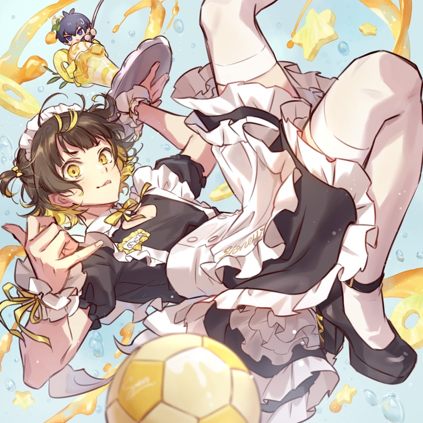 isagi yoichi and bachira meguru (blue lock) drawn by negairi