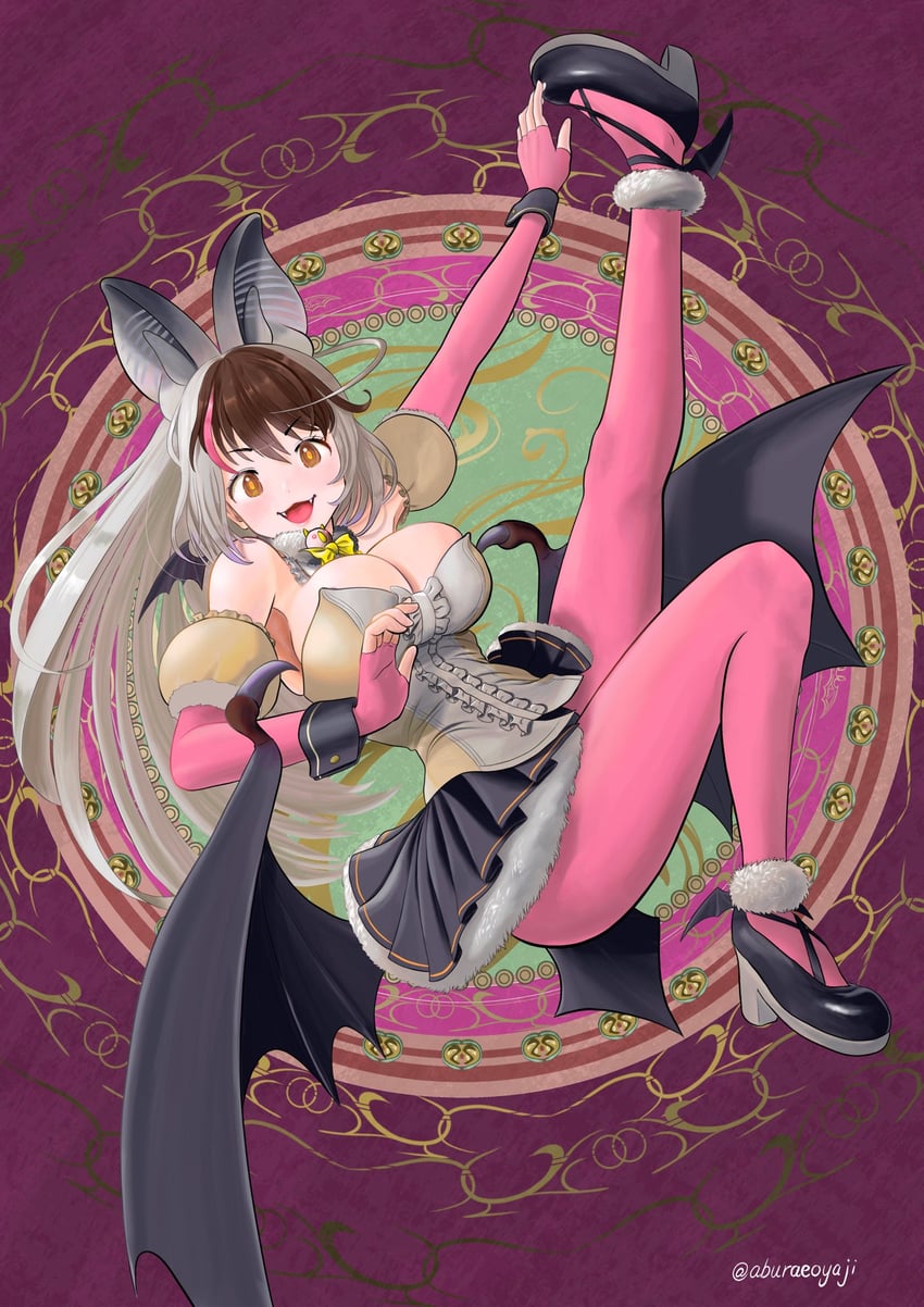 brown long-eared bat (kemono friends and 1 more) drawn by aburaeoyaji