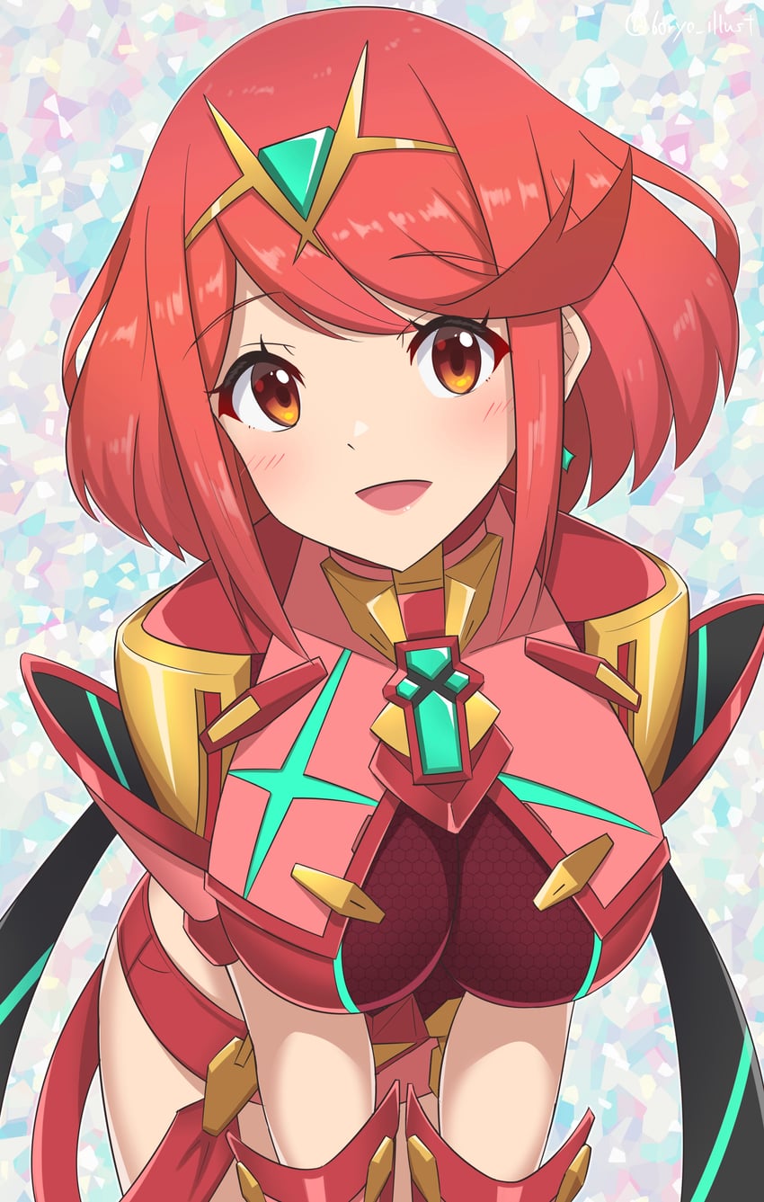 pyra (xenoblade chronicles and 1 more) drawn by ryochan96154