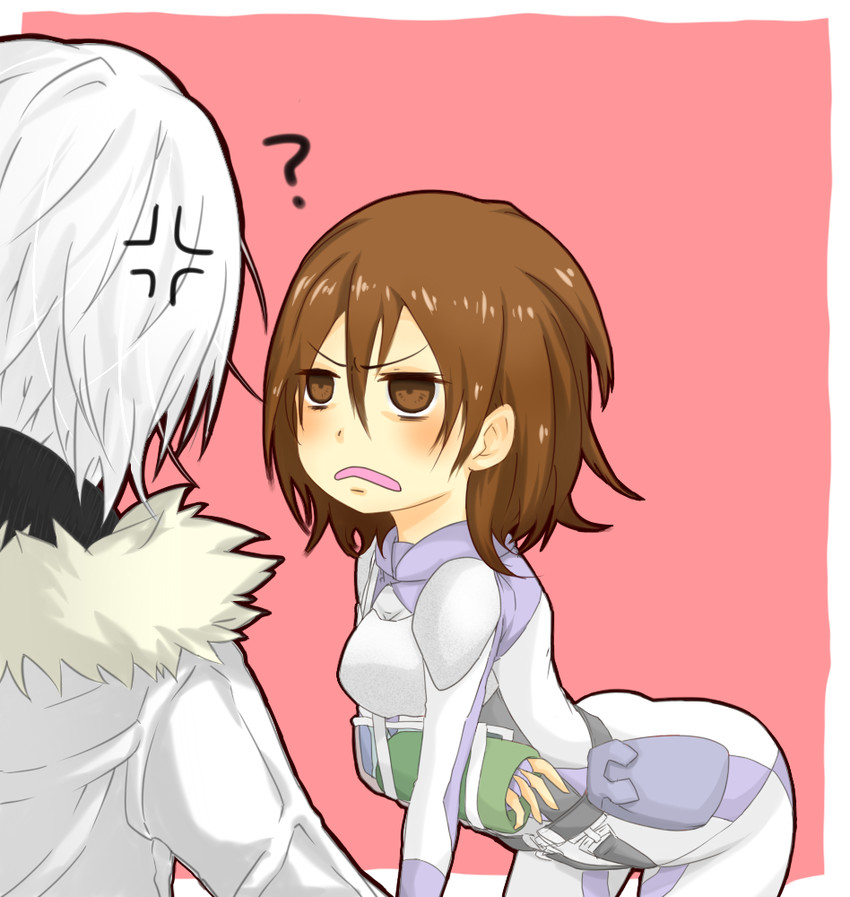 accelerator and misaka worst (toaru majutsu no index and 1 more) drawn by i.u.y