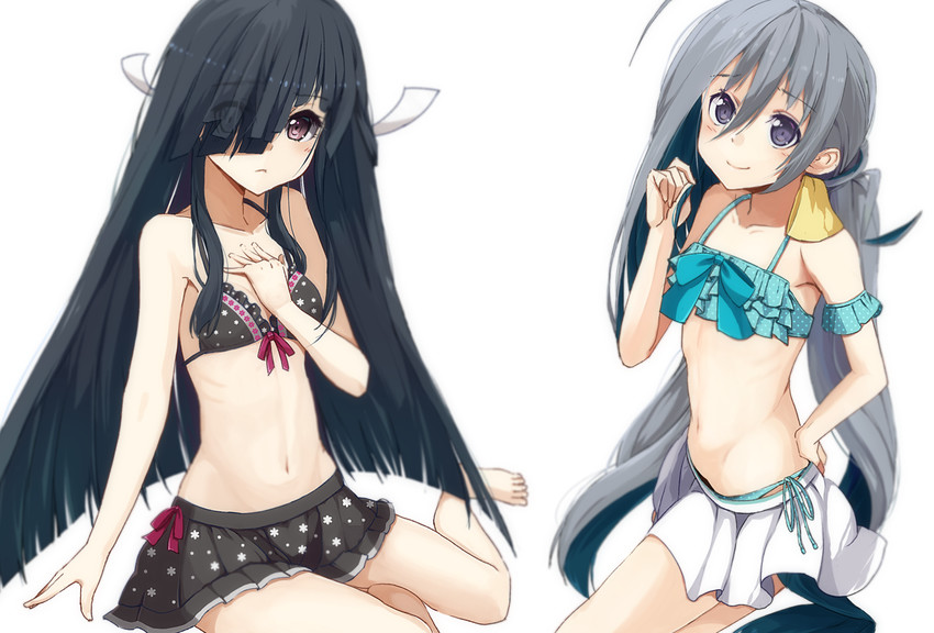 kiyoshimo and hayashimo (kantai collection) drawn by yuki_(nanao_yuki)