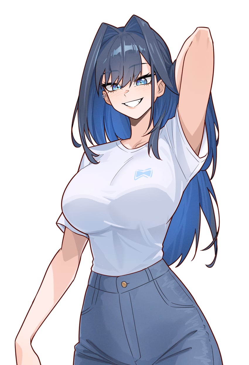 ouro kronii (hololive and 1 more) drawn by nokaa_aru