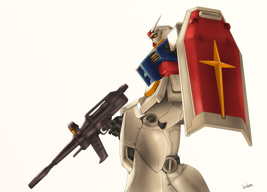 rx-78-2 gundam (gundam and 1 more) drawn by viridian-c