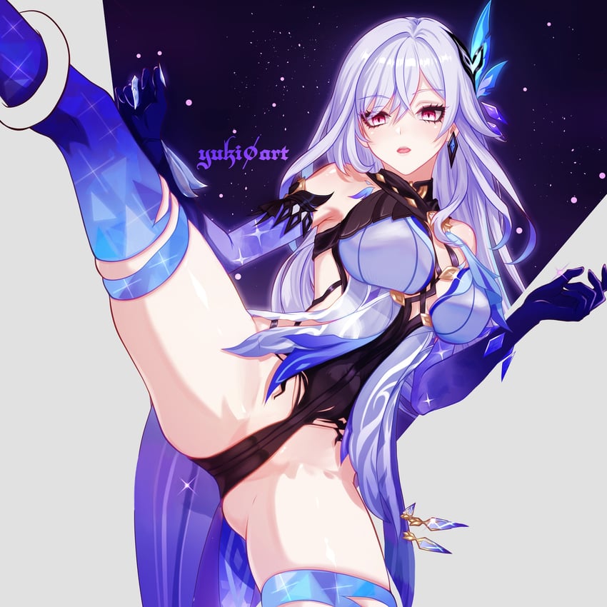 skirk (genshin impact) drawn by yuki0_art