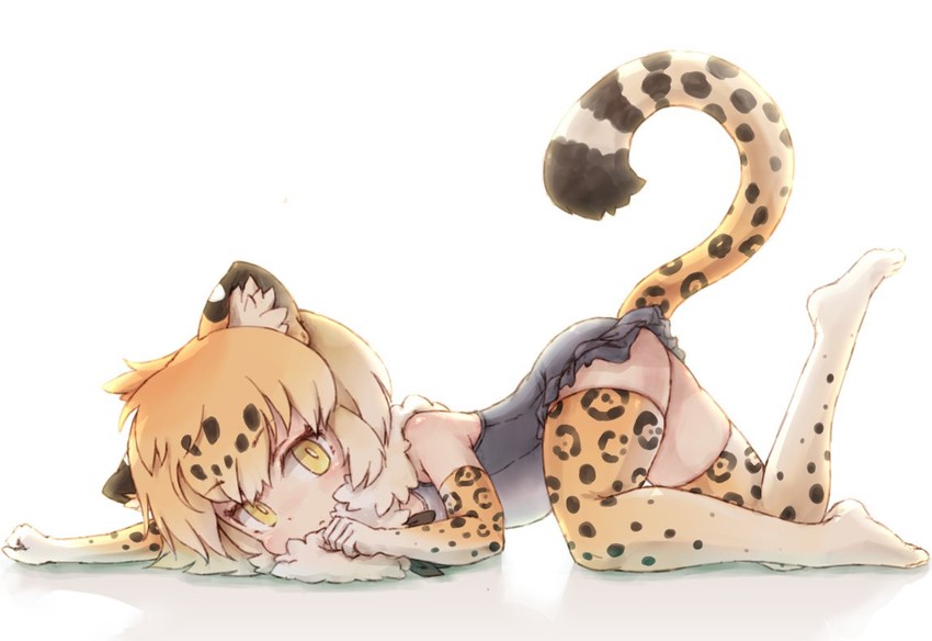 jaguar and small-clawed otter (kemono friends) drawn by kolshica