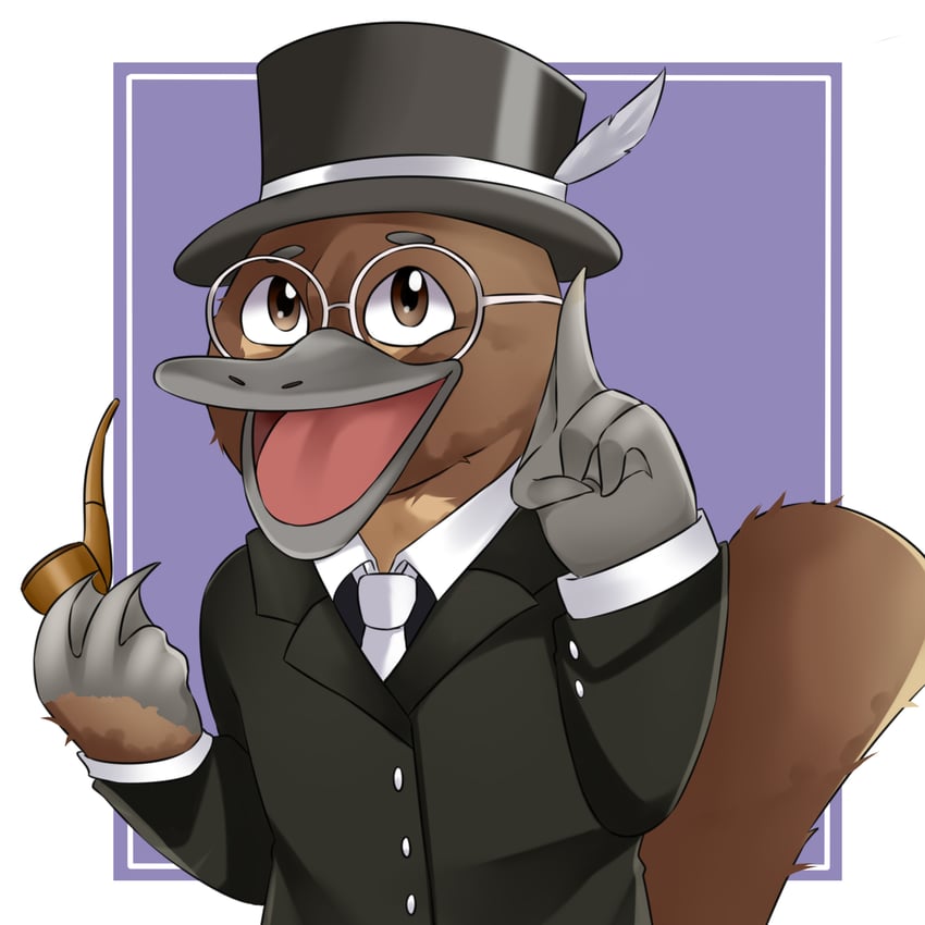 peppy the platypus (original) drawn by dafflif