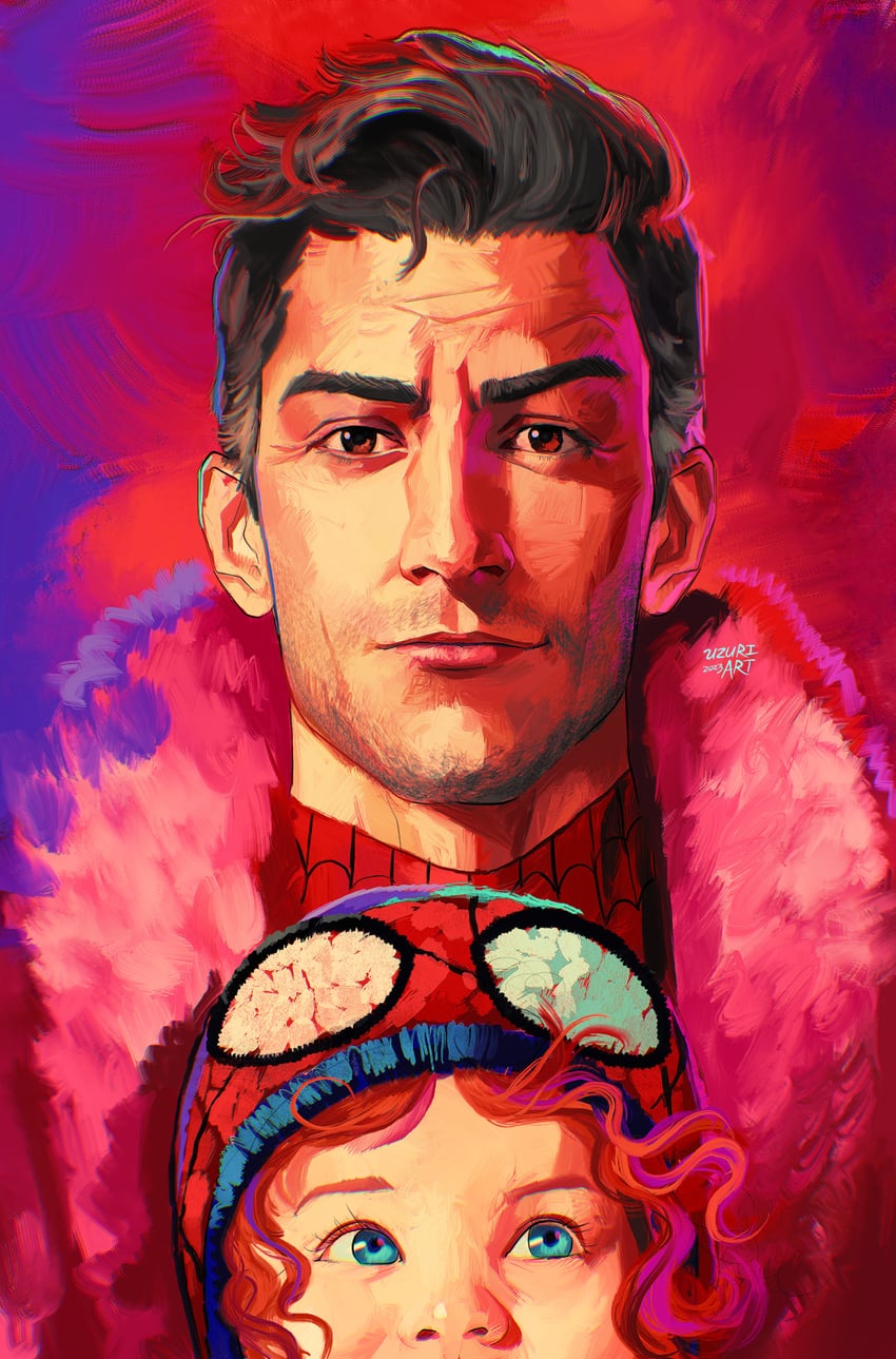 peter b parker and mayday parker (marvel and 3 more) drawn by uzuriartonline