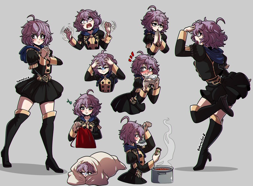bernadetta von varley (fire emblem and 1 more) drawn by kinkymation