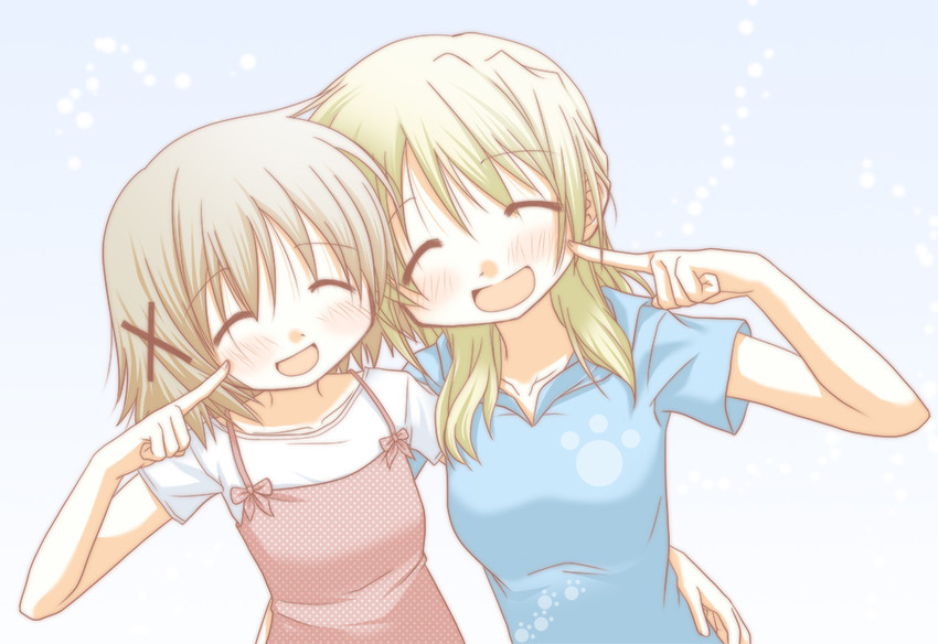 yuno and miyako (hidamari sketch) drawn by aozora_(syun8823)
