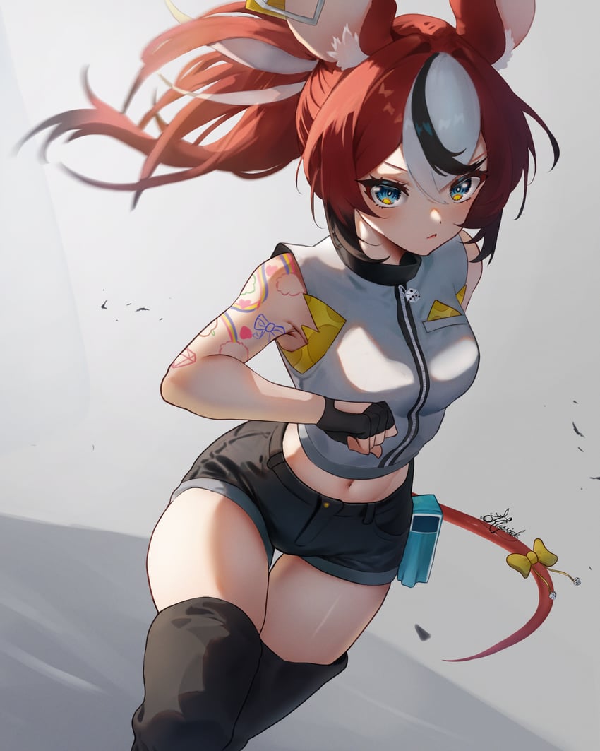 hakos baelz (hololive and 1 more) drawn by klopsiak