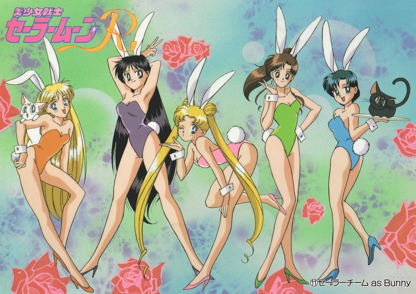 tsukino usagi, mizuno ami, aino minako, hino rei, kino makoto, and 2 more (bishoujo senshi sailor moon and 1 more) drawn by tadano_kazuko
