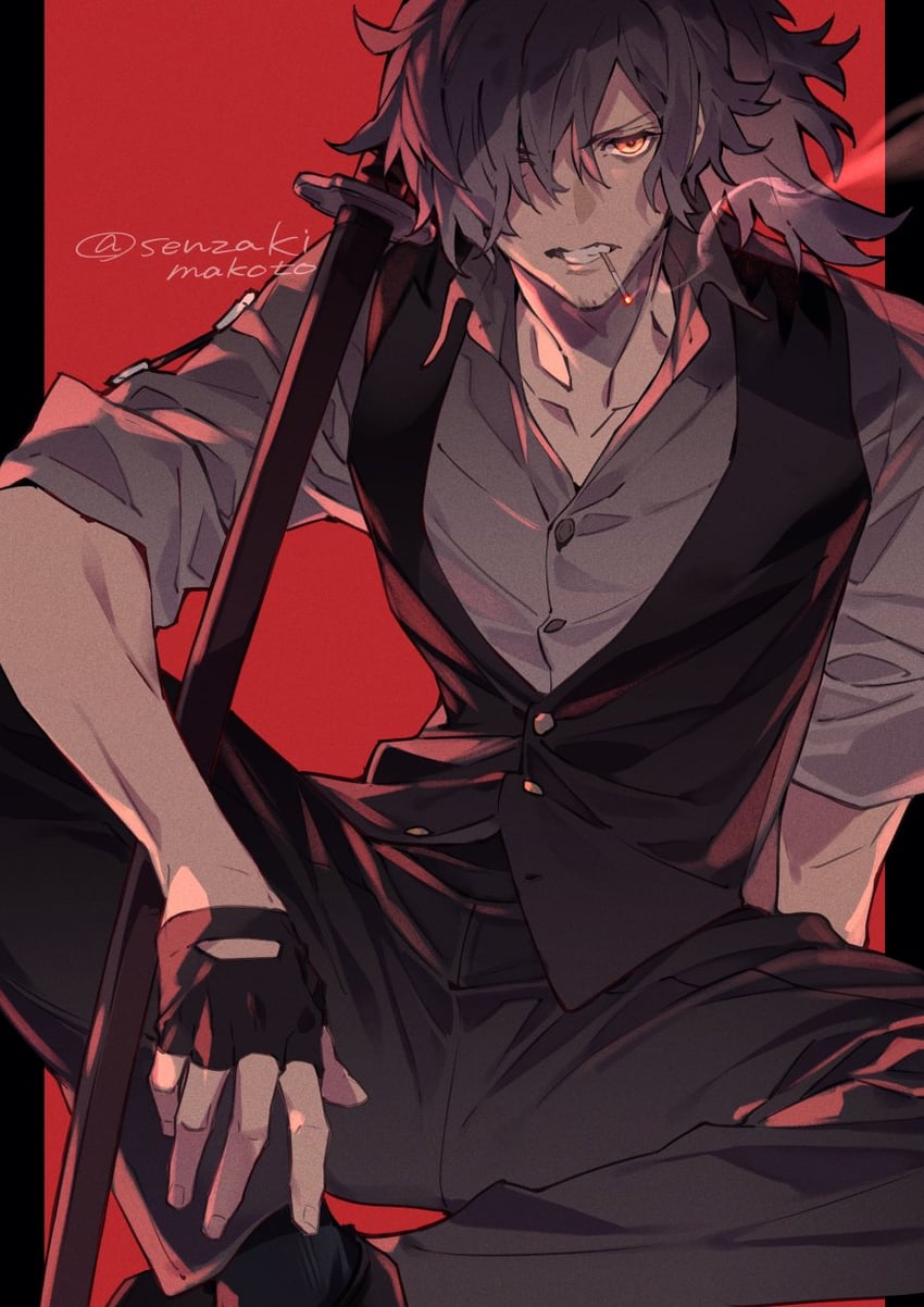 okada izou (fate and 1 more) drawn by senzaki_makoto