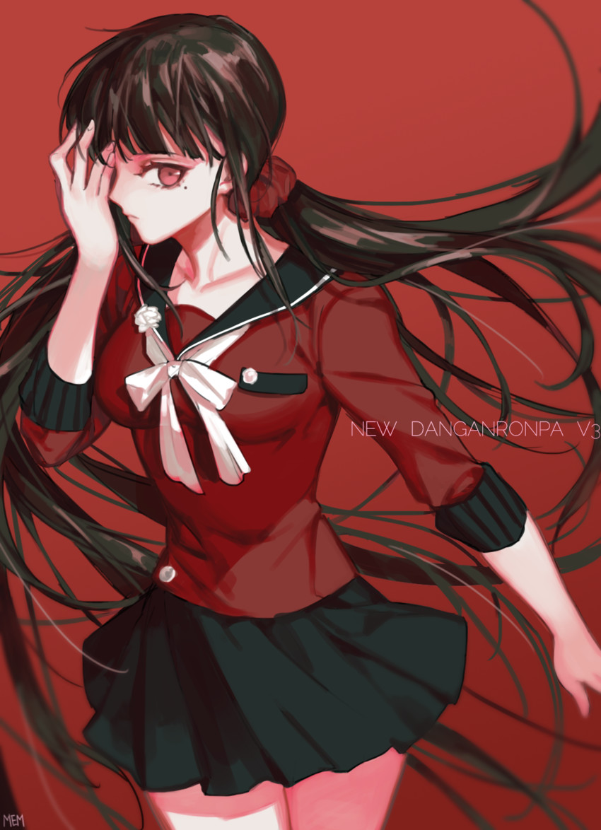 harukawa maki (danganronpa and 1 more) drawn by memdic_(srs00108)