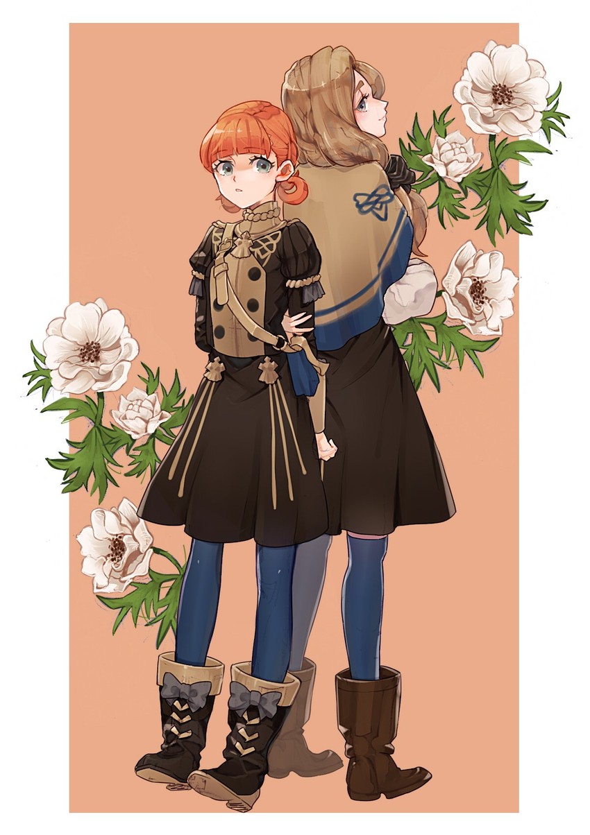 mercedes von martritz and annette fantine dominic (fire emblem and 1 more) drawn by yachimata_1205