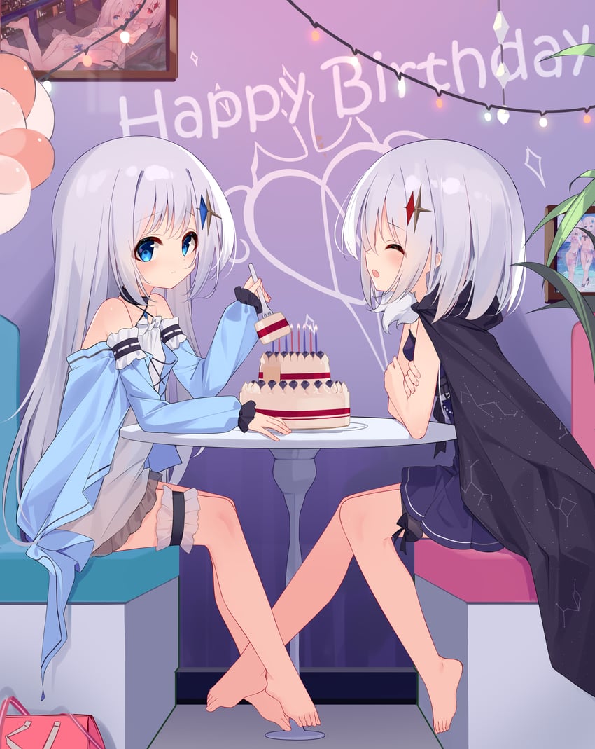 norin karena and noshi karena (mo nv zhi wen nai bai he zhi wei) drawn by a1352170118