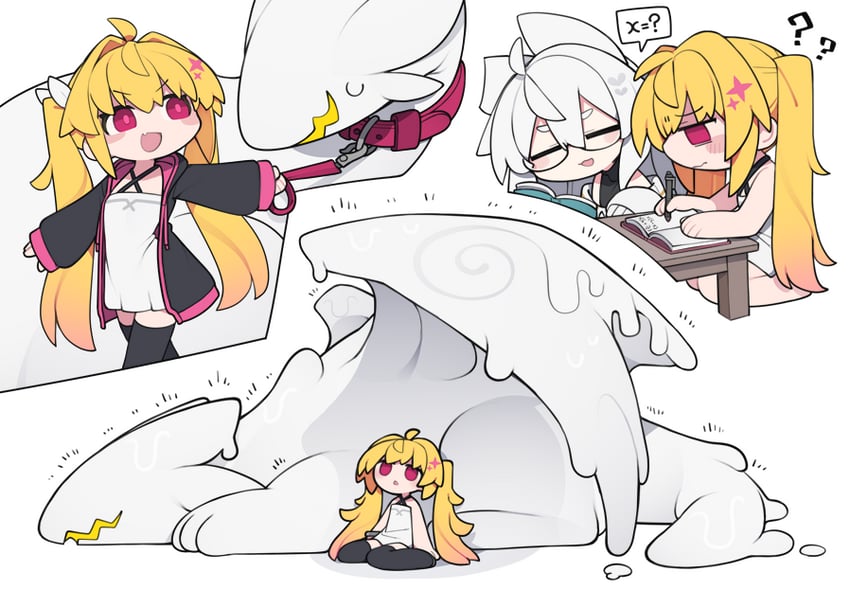dorodra and otogi hime (original) drawn by kisaragi_kaya