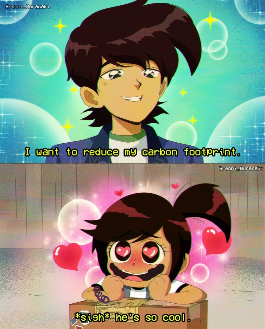 molly mcgee and ollie chen (the ghost and molly mcgee) drawn by brenni_murasaki