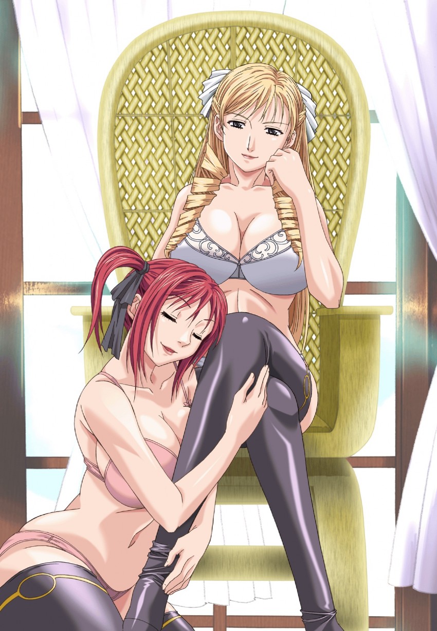 morimoto leona and nishizaki momone (discipline: the record of a crusade and 1 more) drawn by kagemichi