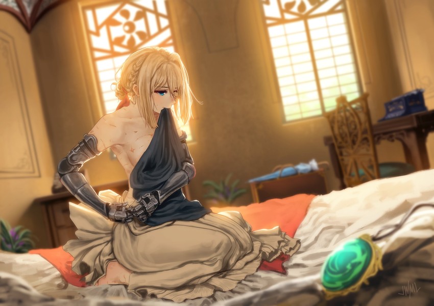 violet evergarden (violet evergarden) drawn by justin_leyva_(steamy_tomato)