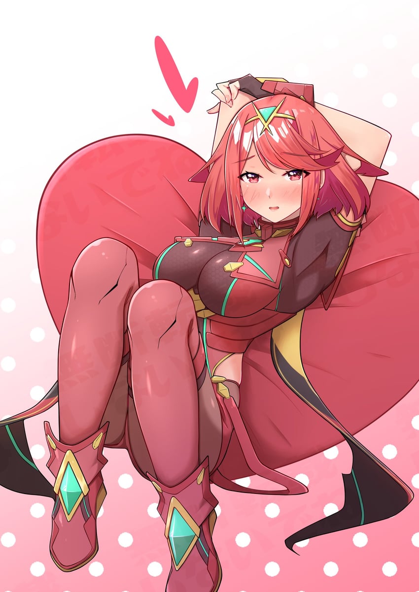 pyra (xenoblade chronicles and 2 more) drawn by osora_(judithandlilith)