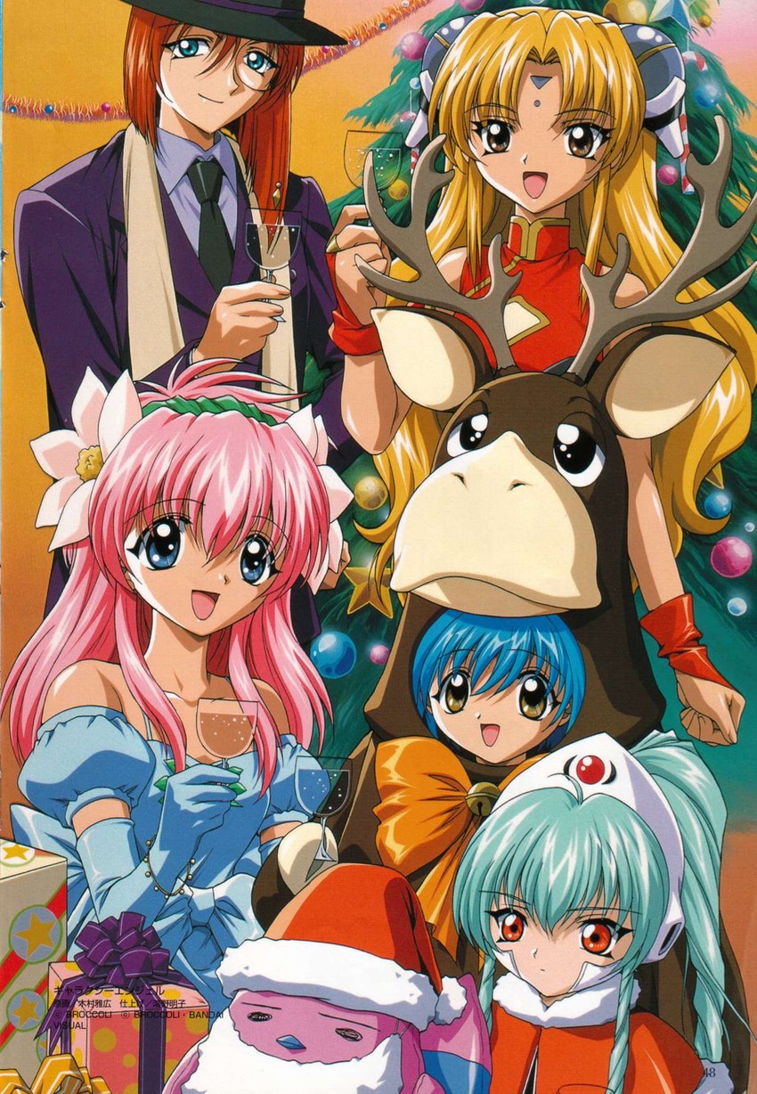 milfeulle sakuraba, mint blancmanche, ranpha franboise, forte stollen, and vanilla h (galaxy angel) drawn by kimura_masahiro