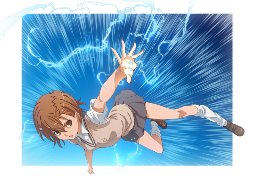 misaka mikoto (toaru majutsu no index) drawn by isshi_pyuma