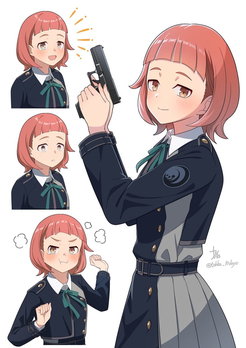 janome erika (lycoris recoil) drawn by tohka_10days