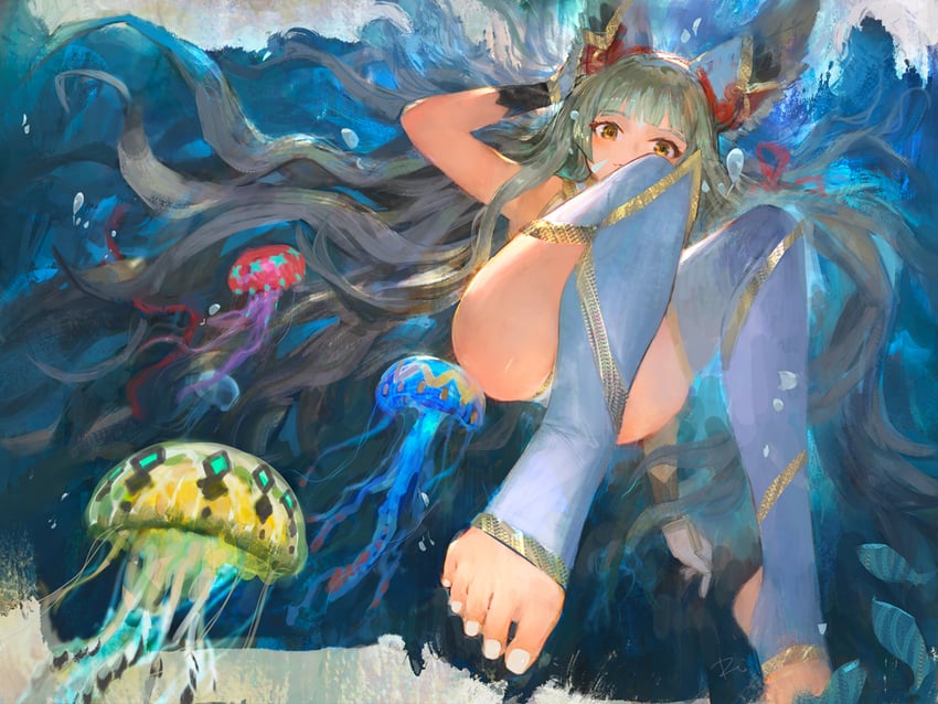 nia (xenoblade chronicles and 1 more) drawn by daible
