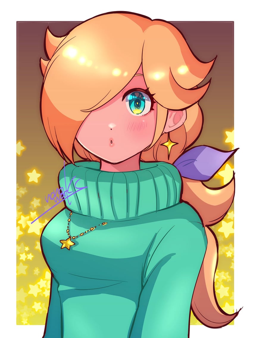 rosalina (mario and 1 more) drawn by nonoworks