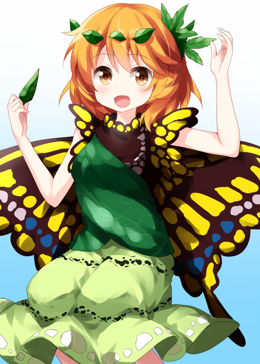 aki shizuha and eternity larva (touhou) drawn by ruu_(tksymkw)