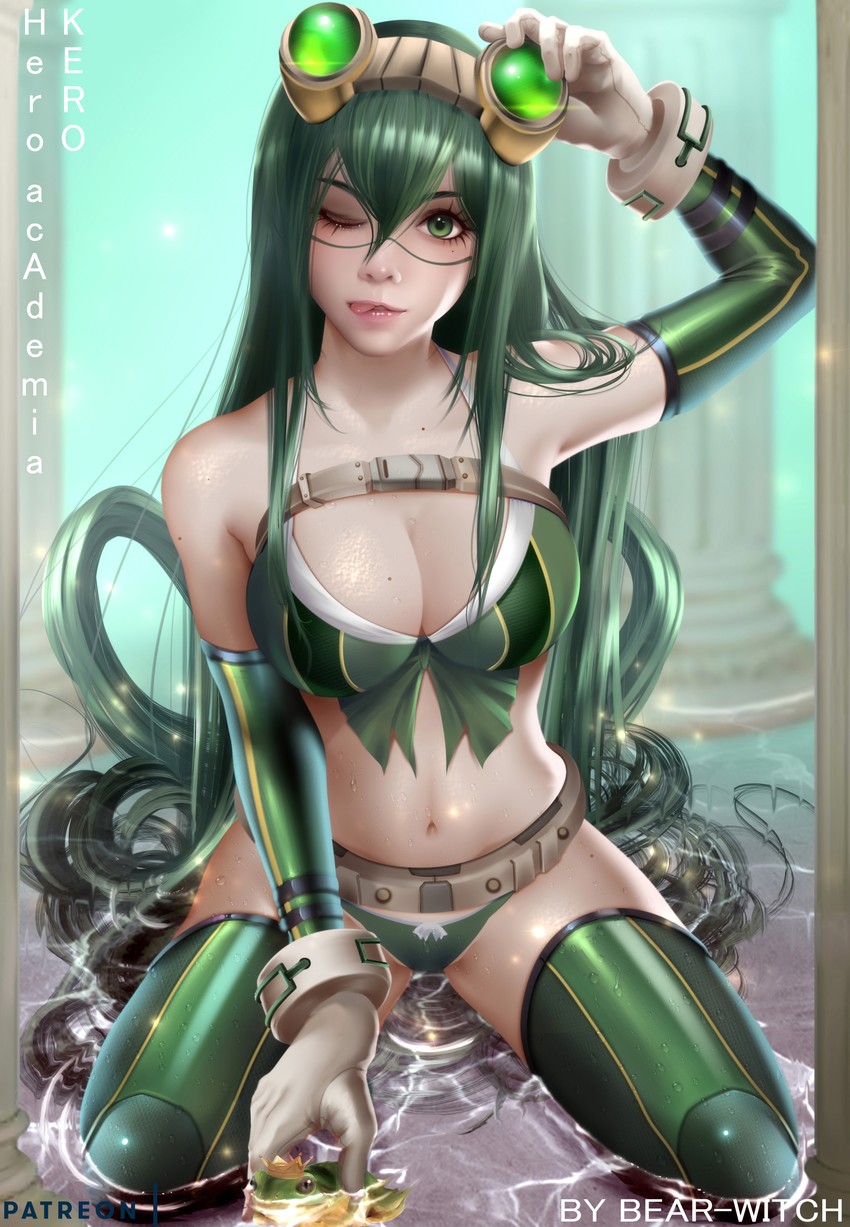 asui tsuyu (boku no hero academia) drawn by bearwitch