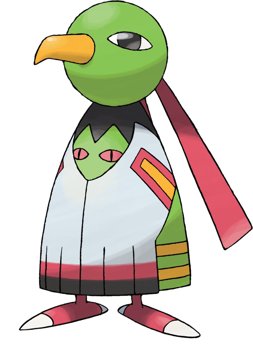 xatu (pokemon and 1 more) drawn by sugimori_ken