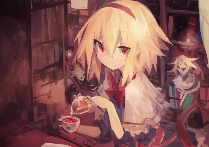 alice margatroid and shanghai doll (touhou) drawn by kaamin_(mariarose753)